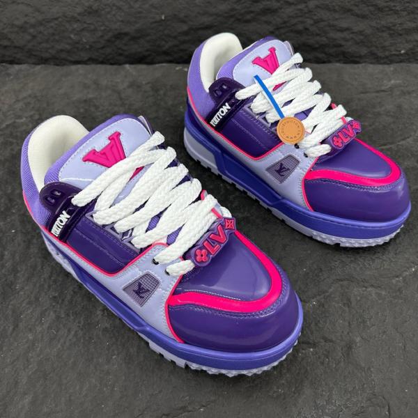 Louis Vuitton LV Trainer Maxi Purple Pink