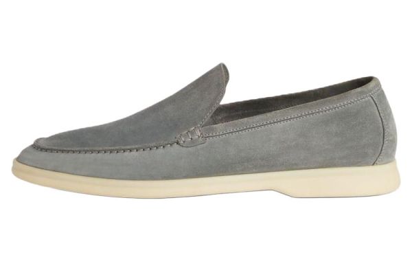 Loro Piana Summer Walk Casual Shoes Men's Gull Gray
