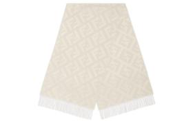 FENDI Knit Scarves Women's Ecru