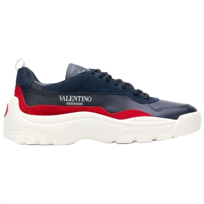 Valentino Abrasion Resistant Low Top Sports Casual Shoes Men's Blue