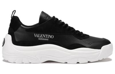 Valentino Gumboy Breathable Low Top Sports Casual Shoes Men's Black White