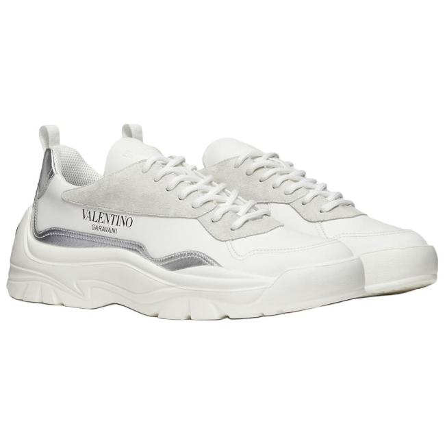 Valentino Gumboy Low Top Sports Casual Shoes Men's White