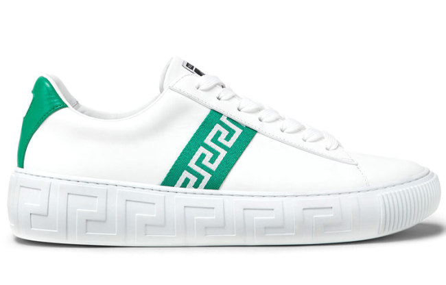 VERSACE Greca Sneaker 'White Bright Green'