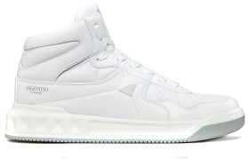 Valentino Garavani One Stud Mid-Top Sneakers