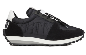 Valentino ROLLER VLTN Lightweight Low Top Casual Shoes Men's Black