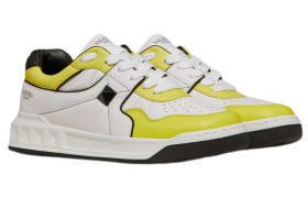 Valentino One Stud Low 'White Yellow'