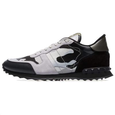 Valentino Low Top Casual Shoes Men's Gray