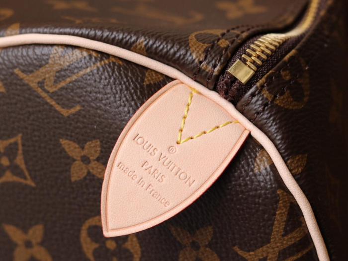 LOUIS VUITTON Speedy Canvas With Leather Pillow Bag Handbag 35 Women's Brown M41107 size 35*18*23 cm