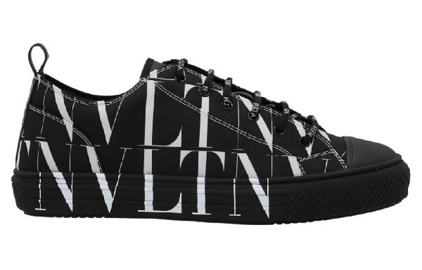 Valentino Giggies Low 'VLTN All Over Print - Black'