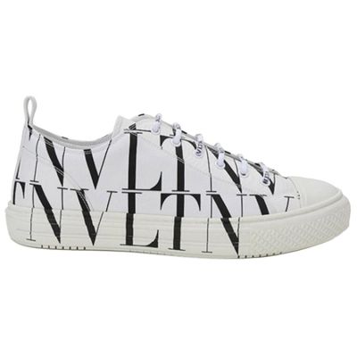 Valentino VLTN Low Top Stylish Skateboarding Shoes Men's White Black Multicolor