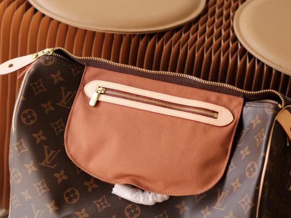 LOUIS VUITTON Speedy Canvas With Leather Pillow Bag Handbag 35 Women's Brown M41107 size 35*18*23 cm