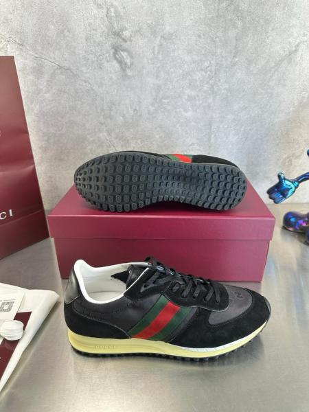 GUCCI RE MOTION Low Top Casual Shoes Men's Black