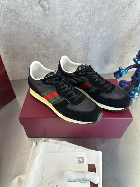 GUCCI RE MOTION Low Top Casual Shoes Men's Black
