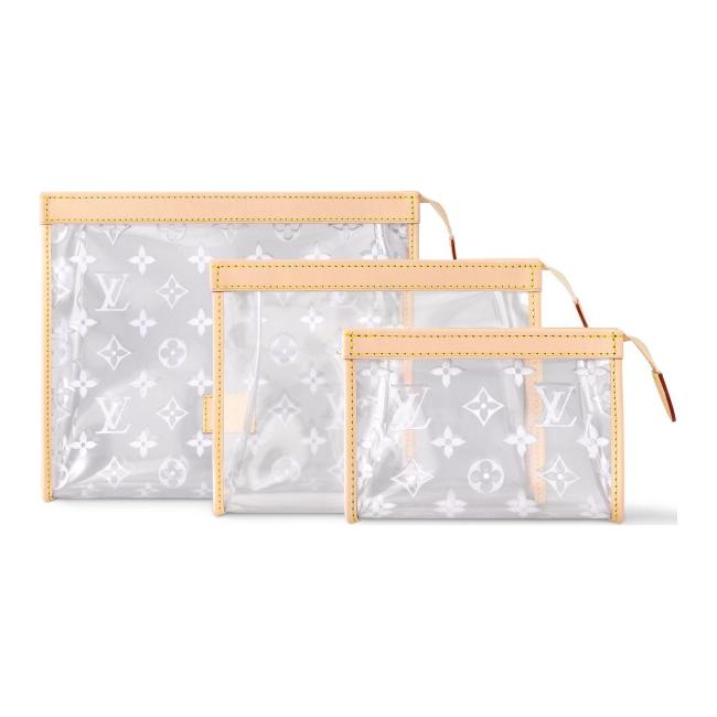 Louis Vuitton Trio Poche Toilette M11390 size Large pouch 25*20*5.5 cm Medium pouch 19* 6*15 cm Small pouch: 15*4.5*10 cm