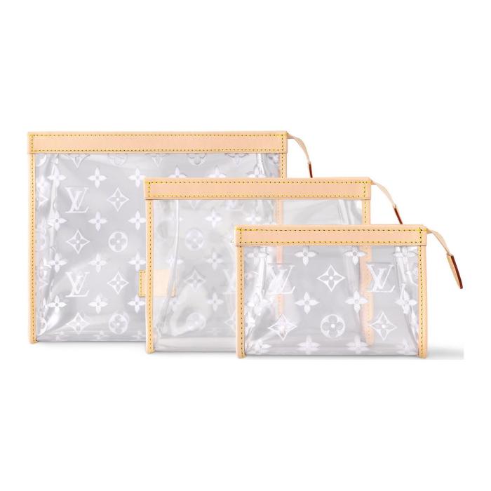 Louis Vuitton Trio Poche Toilette M11390 size Large pouch 25*20*5.5 cm Medium pouch 19* 6*15 cm Small pouch: 15*4.5*10 cm