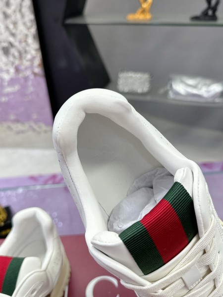 GUCCI Re Web Sneaker 'GG Canvas White Beige'