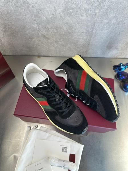 GUCCI RE MOTION Low Top Casual Shoes Men's Black