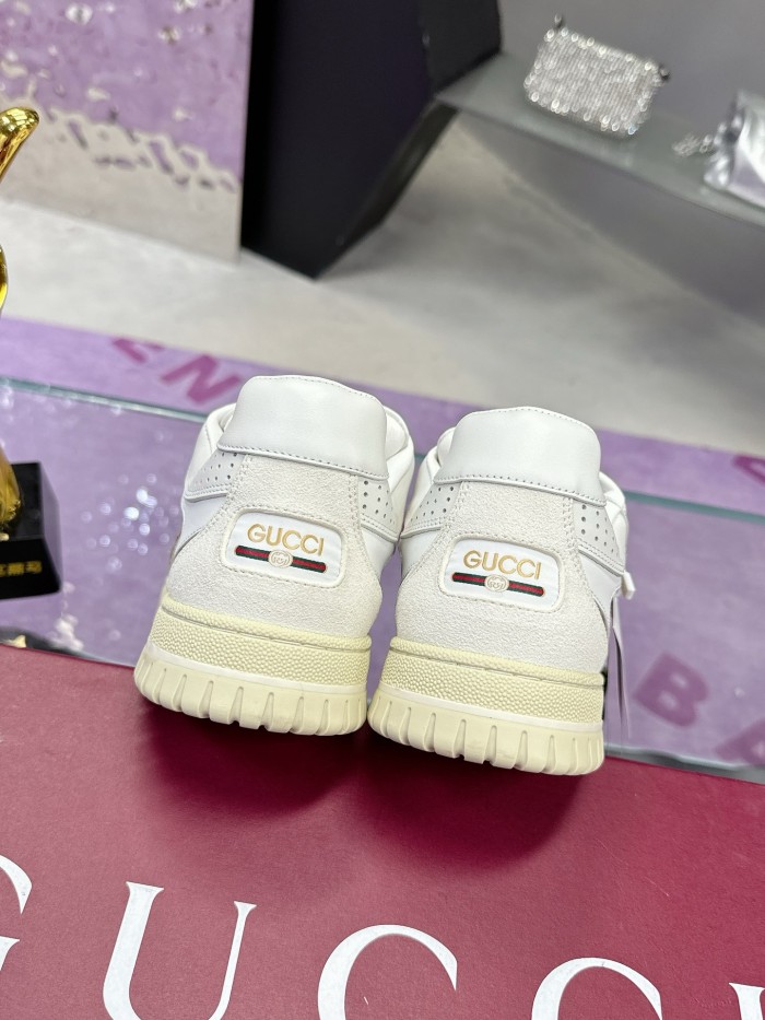GUCCI Re Web Sneaker 'GG Canvas White Beige'