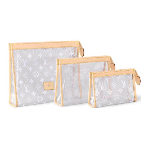 Louis Vuitton Trio Poche Toilette M11390 size Large pouch 25*20*5.5 cm Medium pouch 19* 6*15 cm Small pouch: 15*4.5*10 cm