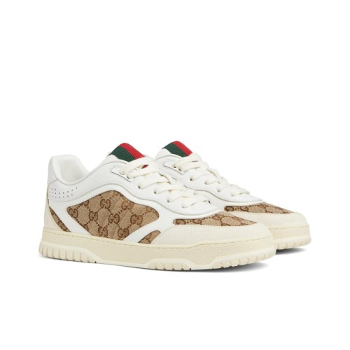 GUCCI Re Web Sneaker 'GG Canvas White Beige'