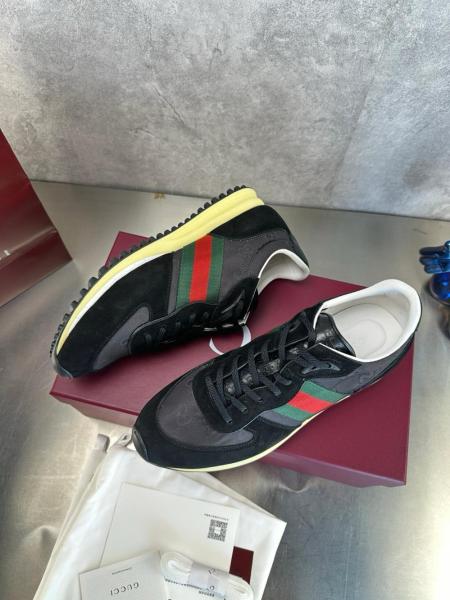 GUCCI RE MOTION Low Top Casual Shoes Men's Black