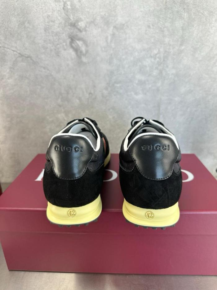 GUCCI RE MOTION Low Top Casual Shoes Men's Black