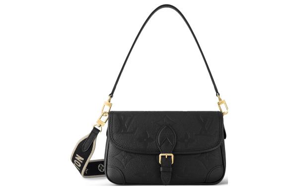 LOUIS VUITTON Diane Black M46386 size 24*9*15cm