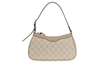 GUCCI Ophidia Canvas With Leather Canvas Bag, Shoulder Bag, Handbag Trumpets Women's 735145-UULBG-9683 size 25*6.5*15 cm