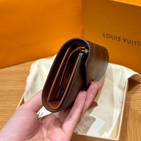 LOUIS VUITTON Victorine Wallet Monogram Brown Lining M62472 size 12*2.5*9.5 cm