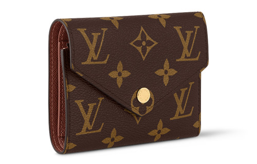 LOUIS VUITTON Victorine Wallet Monogram Brown Lining M62472 size 12*2.5*9.5 cm