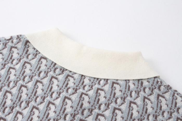 DIOR S24 Polo Shirts Men's Blue