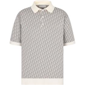 DIOR Polo Shirts Men's Gray
