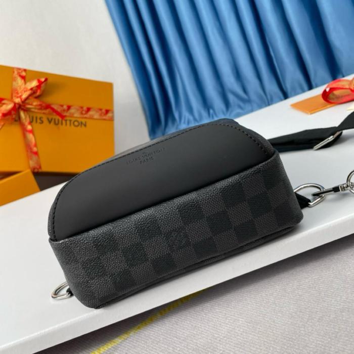 LOUIS VUITTON Avenue Sling Bag Damier Graphite N40097 size 20*31*10cm
