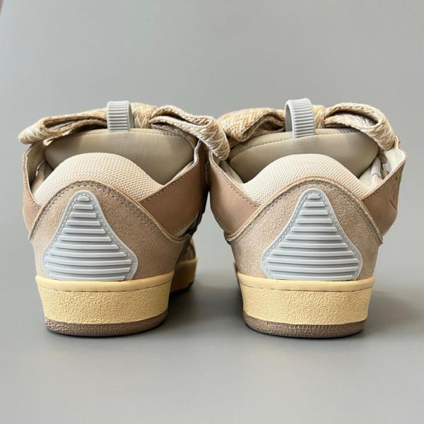 Lanvin Curb Sneaker Ecru