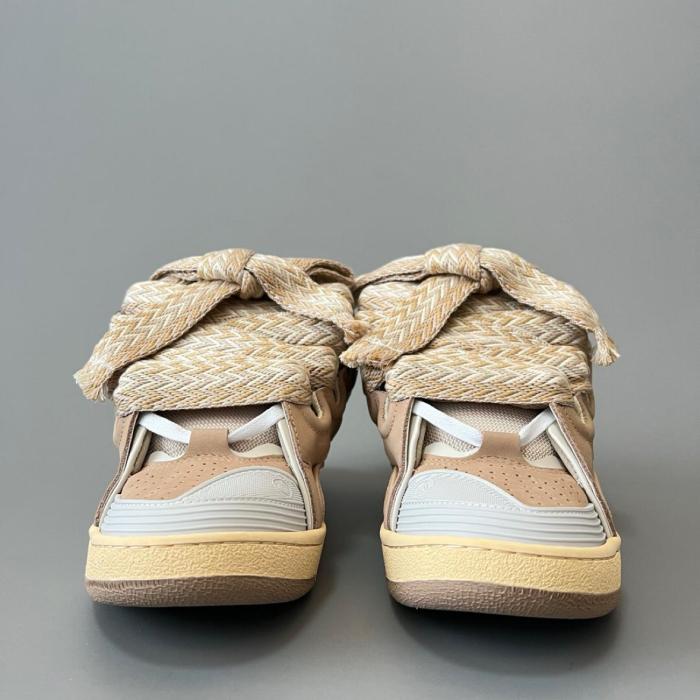 Lanvin Curb Sneaker Ecru