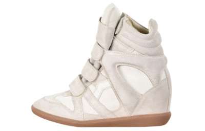 ISABEL MARANT Cushioning High Top Sports Casual Shoes Women's Beige