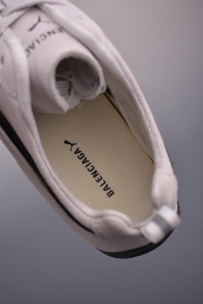 PUMA x Balenciaga Speedcat Collection Thin Sole Shoes Low Top Casual Shoes Unisex White