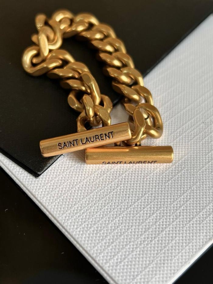 SAINT LAURENT Raffia Fiber & Calfskin & Brass Handbag Extra Large Women's Natural Gold & Palm Gold 772191-GAAEK-2063 size 37/55*5*43 cm