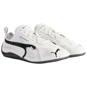 PUMA x Balenciaga Speedcat Collection Thin Sole Shoes Low Top Casual Shoes Unisex White