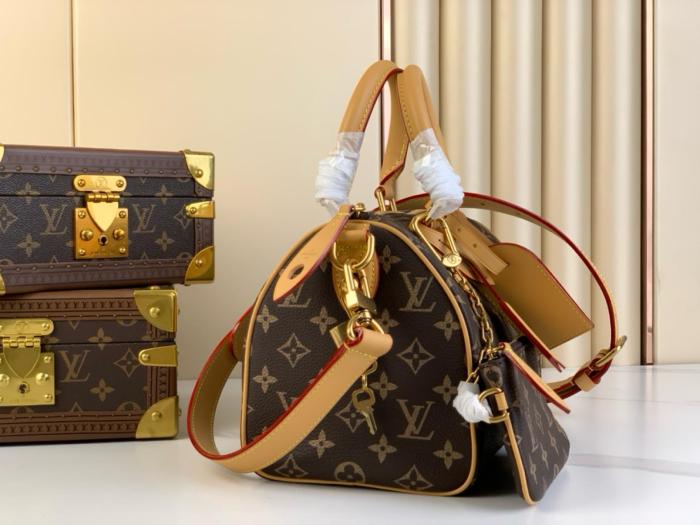 LOUIS VUITTON Speedy P9 Bandoulière 25 Monogram Leather Brown Monogram M24443 size 25*15*15 cm