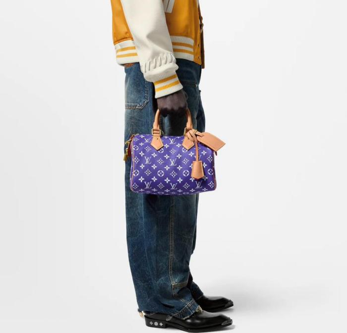 LOUIS VUITTON Speedy P9 Bandouliere 25 Amethyste M11562 size 24.89*14.99*14.99 cm