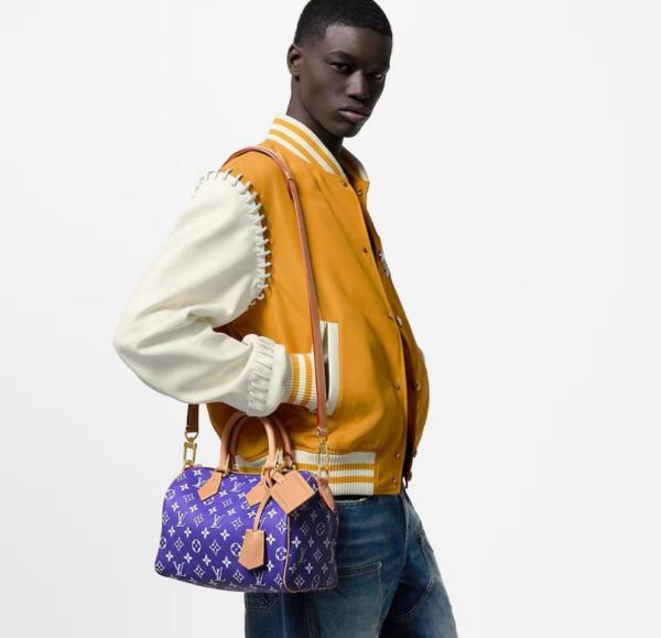 LOUIS VUITTON Speedy P9 Bandouliere 25 Amethyste M11562 size 24.89*14.99*14.99 cm