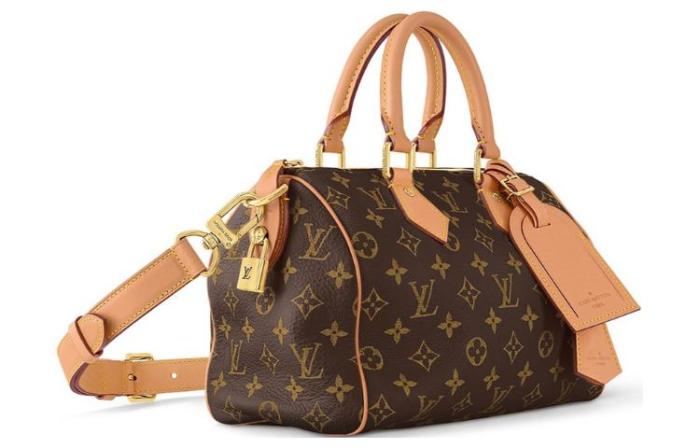 LOUIS VUITTON Speedy P9 Bandoulière 25 Monogram Leather Brown Monogram M24443 size 25*15*15 cm