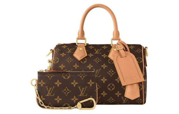 LOUIS VUITTON Speedy P9 Bandoulière 25 Monogram Leather Brown Monogram M24443 size 25*15*15 cm