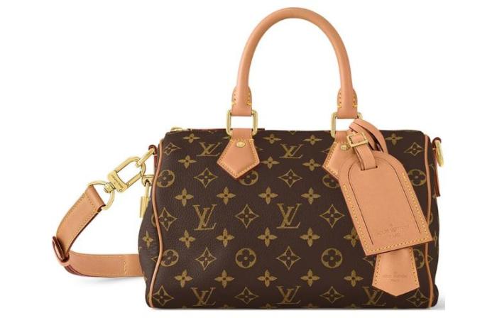 LOUIS VUITTON Speedy P9 Bandoulière 25 Monogram Leather Brown Monogram M24443 size 25*15*15 cm