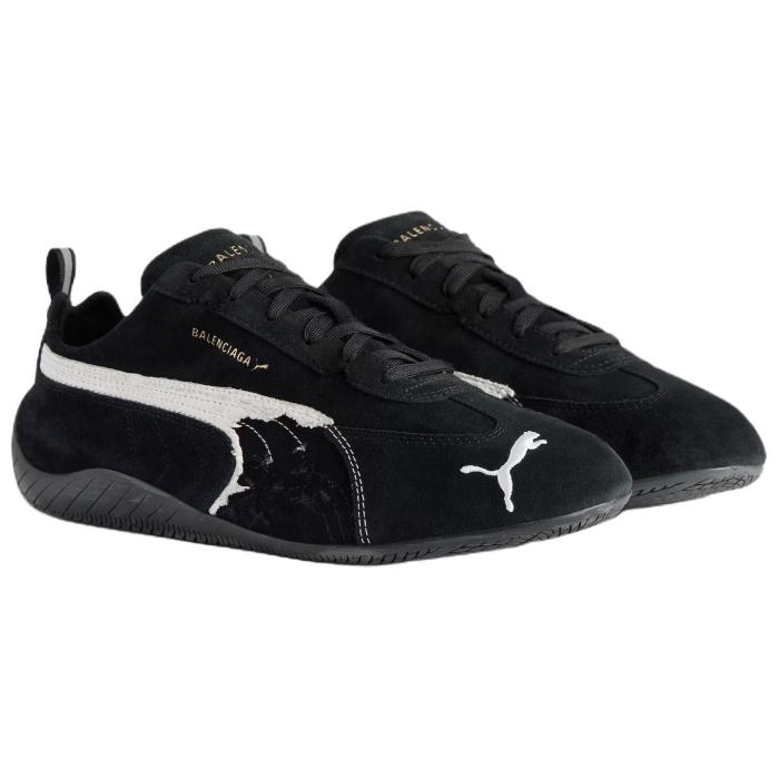 PUMA x Balenciaga Speedcat Collection Thin Sole Shoes Low Top Casual Shoes Unisex Black
