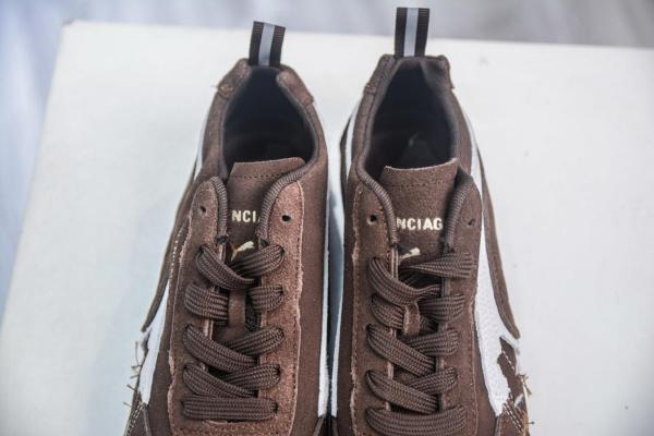 PUMA x Balenciaga Speedcat Thin Sole Shoes Low Top Casual Shoes Unisex Brown