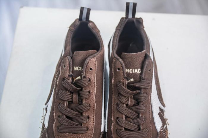 PUMA x Balenciaga Speedcat Thin Sole Shoes Low Top Casual Shoes Unisex Brown