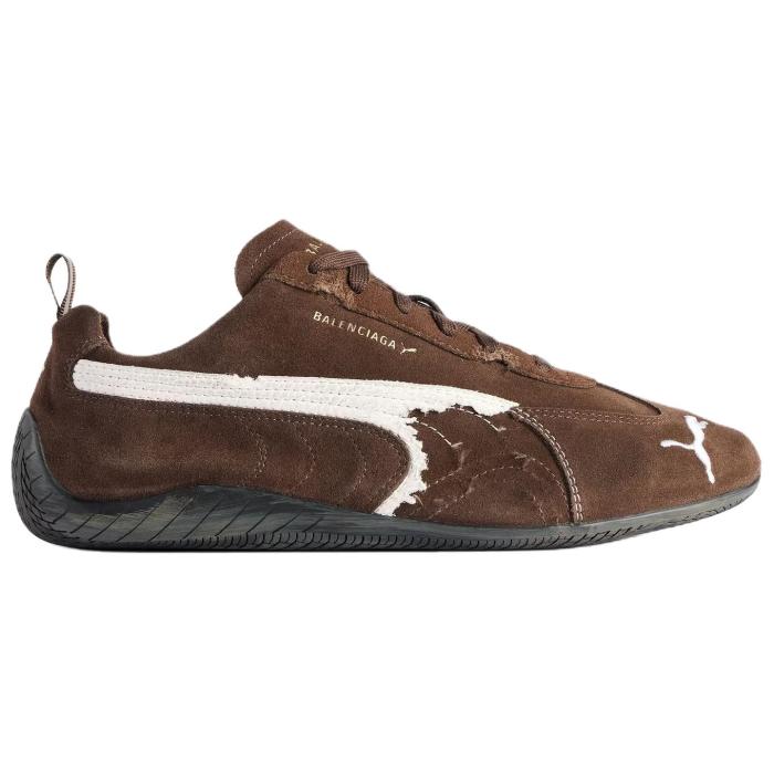 PUMA x Balenciaga Speedcat Thin Sole Shoes Low Top Casual Shoes Unisex Brown
