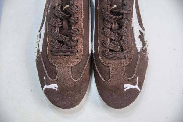 PUMA x Balenciaga Speedcat Thin Sole Shoes Low Top Casual Shoes Unisex Brown